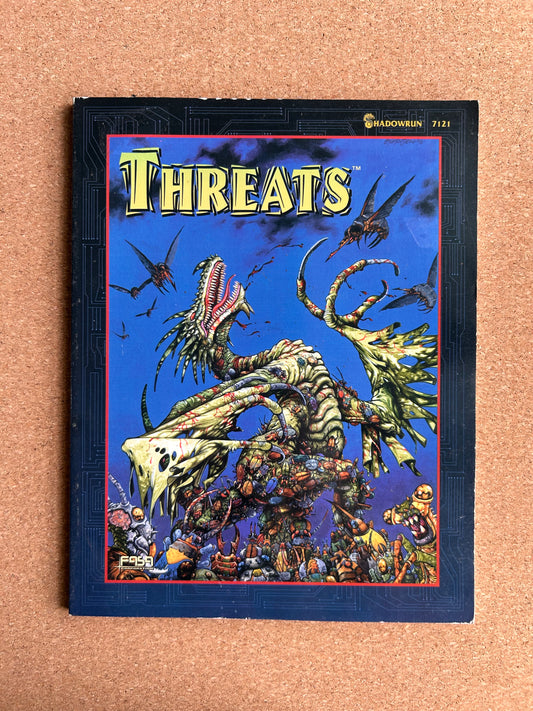 Shadowrun Second Edition - Threats 7121 - FASA Paperback (1996)
