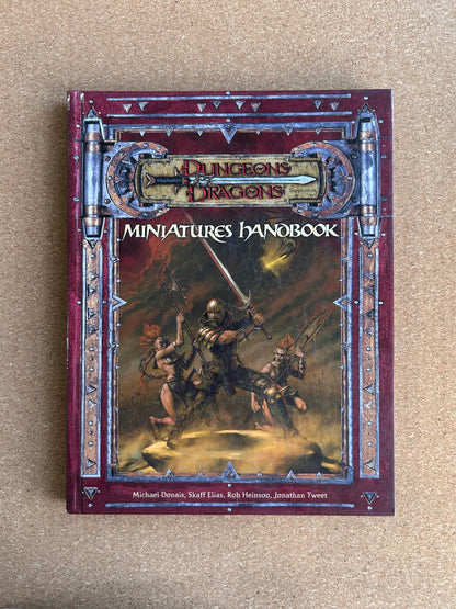 Dungeons & Dragons 3.0/3.5 - Miniatures Handbook - WOTC Hardcover (2003)