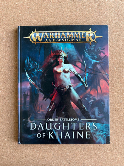 Warhammer Age of Sigmar 2nd Edition - Order Battletome Daughters of Khaine - Hardcover (2018)