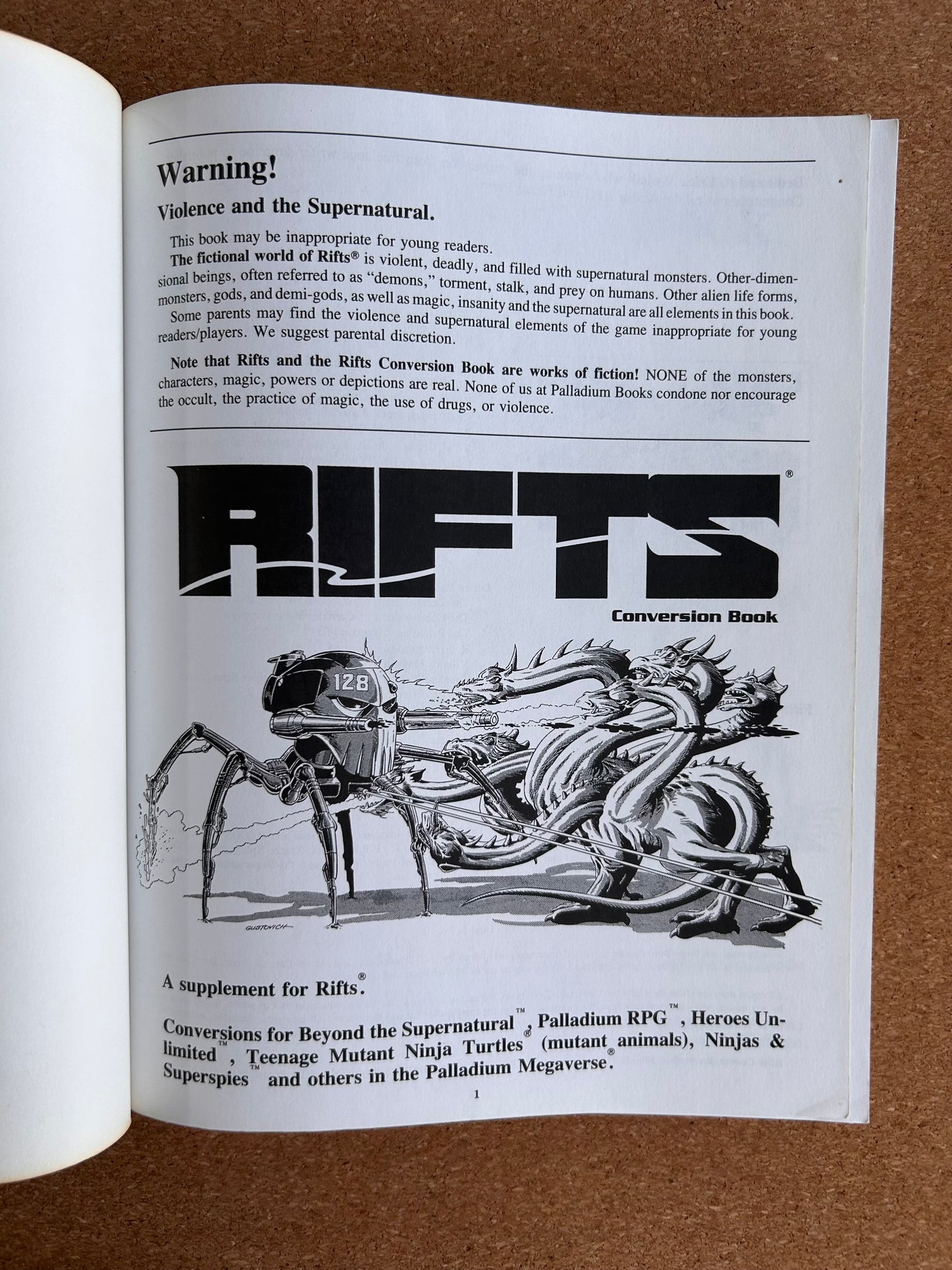 Rifts Conversion Book - Palladium Books Paperback (1996)