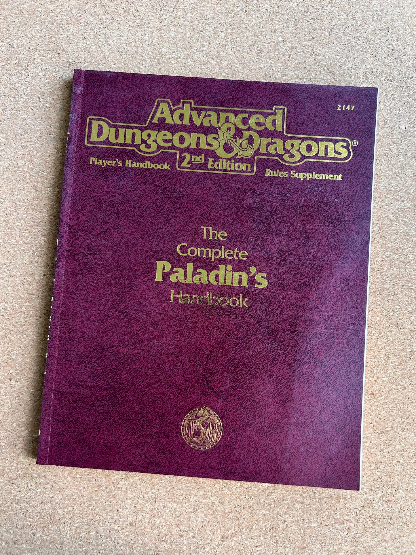 Advanced Dungeons & Dragons - The Complete Paladin’s Handbook - TSR2147 - Paperback (1994)