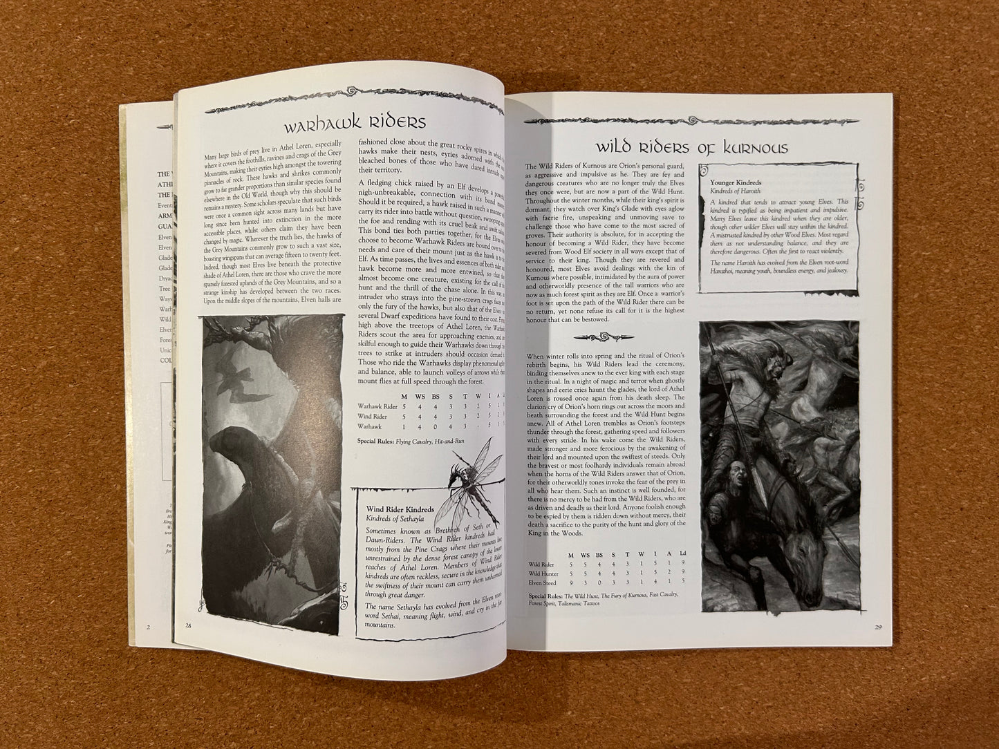 Warhammer Fantasy Armies Codex - Wood Elves - Games Workshop Paperback (2005)