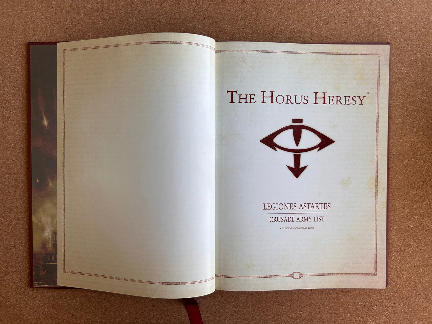 Warhammer 40K The Horus Heresy - Legiones Astartes Crusade Army List - Games Workshop Hardcover (2014)