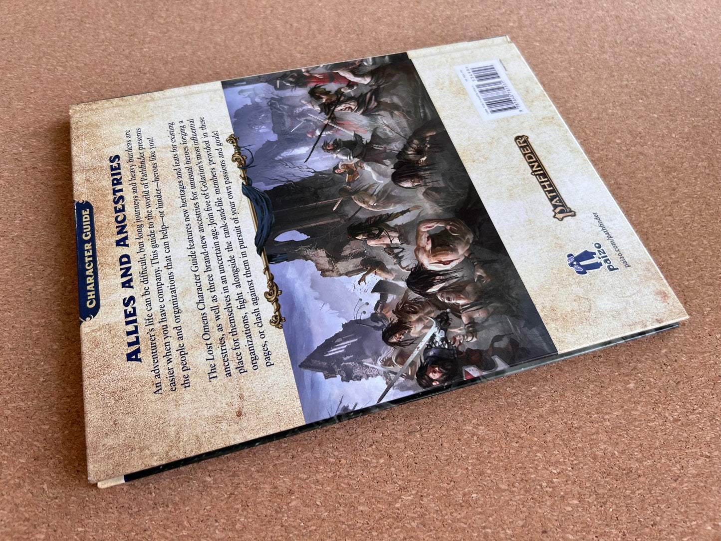 Pathfinder Second Edition - Lost Omens Character Guide - Paizo Hardcover (2019)