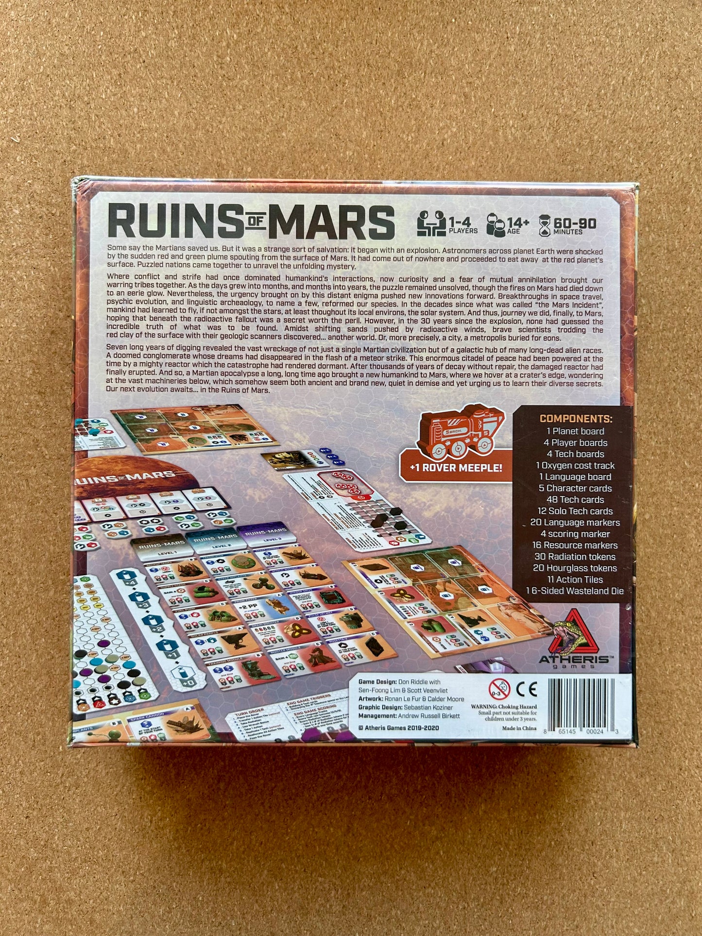 Ruins of Mars Board Game - Atheris Games (2020)