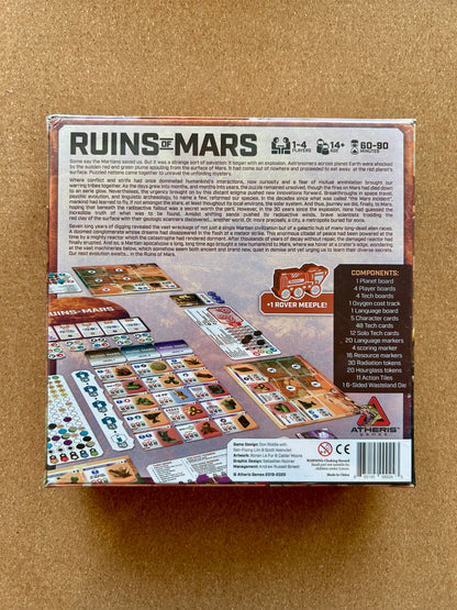 Ruins of Mars Board Game - Atheris Games (2020)