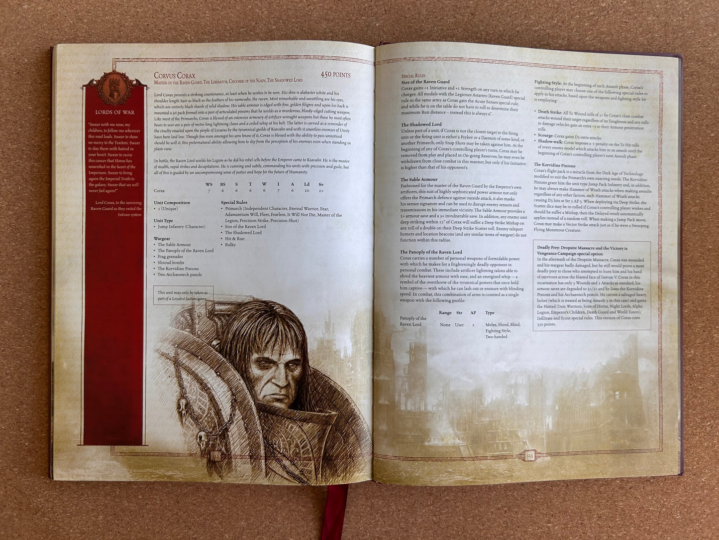 Warhammer 40K The Horus Heresy - Legiones Astartes Age of Darkness Legions - Games Workshop Hardcover (2016)