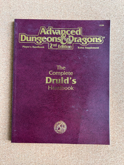 Advanced Dungeons & Dragons - The Complete Druid’s Handbook - TSR2150 - Paperback (1994)