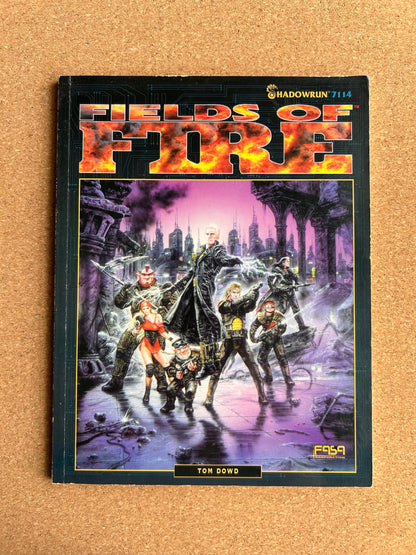 Shadowrun Second Edition - Fields of Fire 7114 - FASA Paperback (1994)