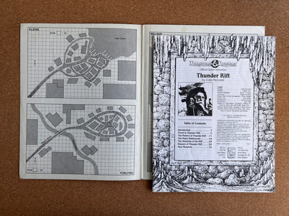 Dungeons & Dragons Game Accessory - Thunder Rift TSR9357 - Paperback (1992)
