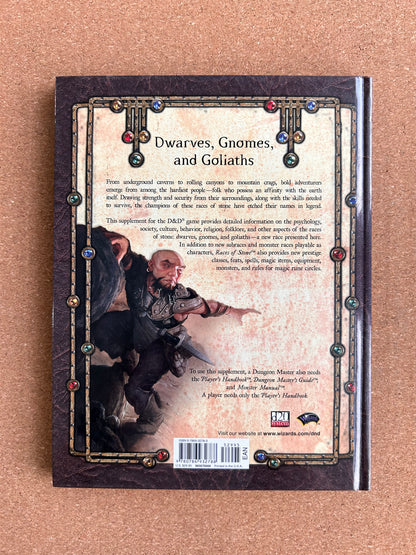 Dungeons & Dragons 3.0/3.5 - Races of Stone - WOTC Hardcover (2004)