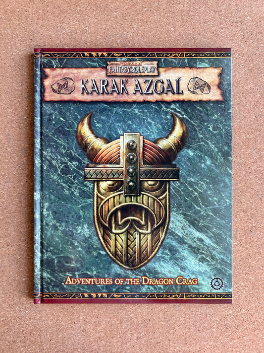 Warhammer Fantasy Roleplay 2nd Ed - Karak Azgal Adventures of the Dragon Crag - Black Library Hardcover (2005)