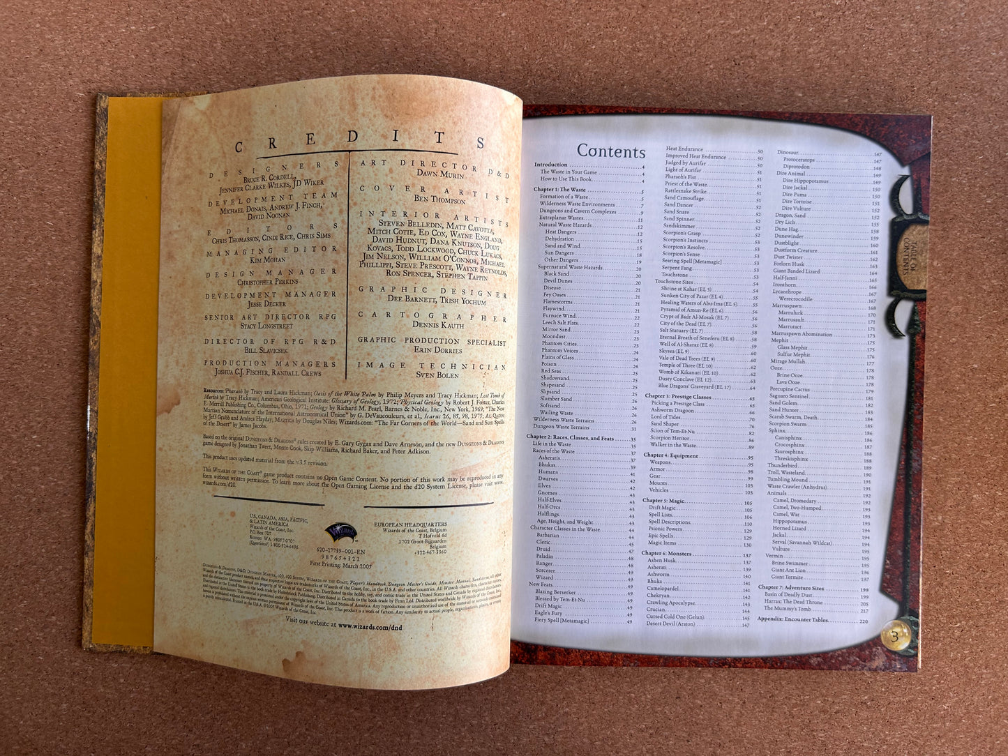 Dungeons & Dragons 3.0/3.5 - Sandstorm - WOTC Hardcover (2005)