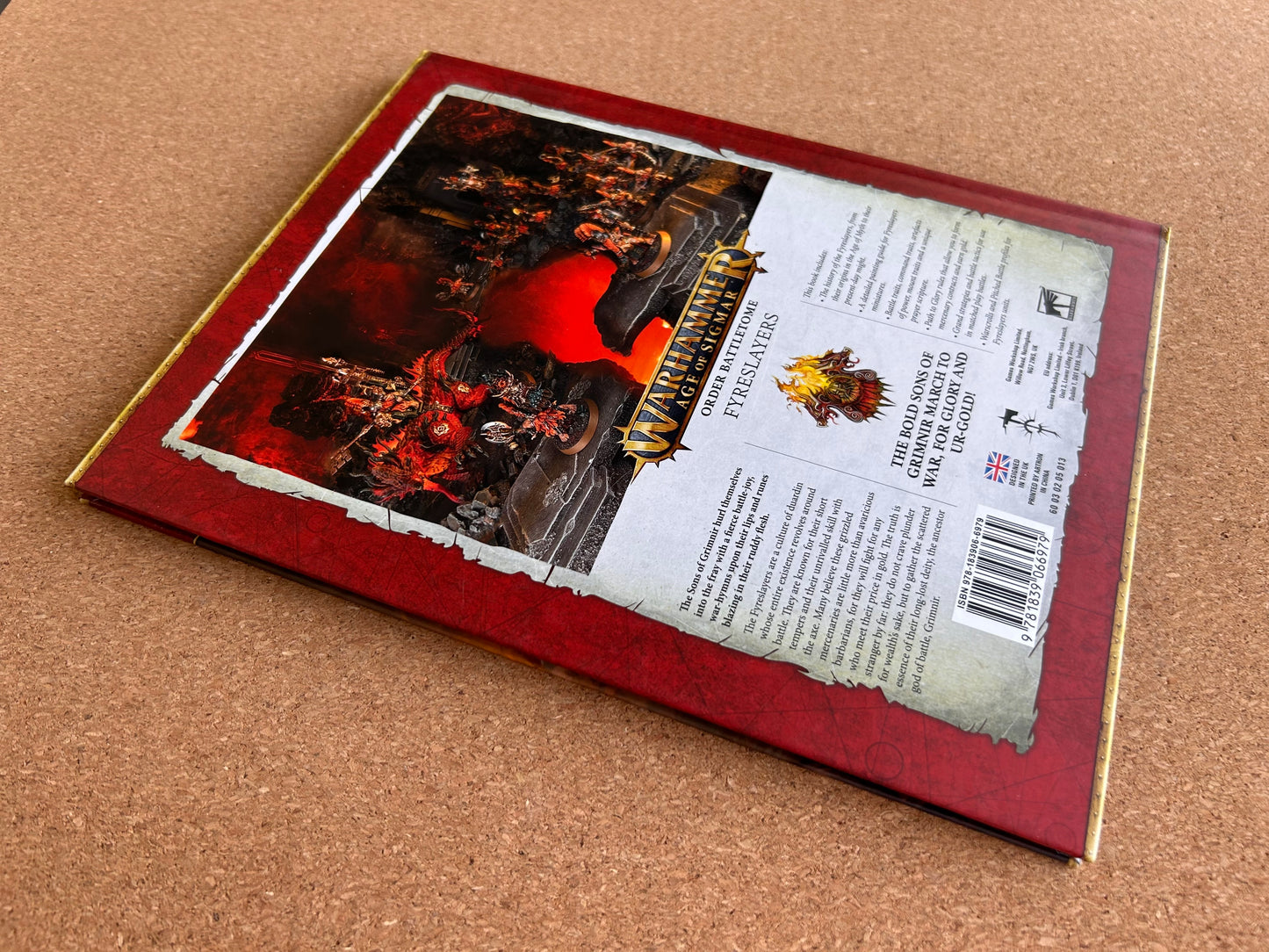 Warhammer Age of Sigmar 3rd Edition - Order Battletome Fyreslayers - Hardcover (2022)