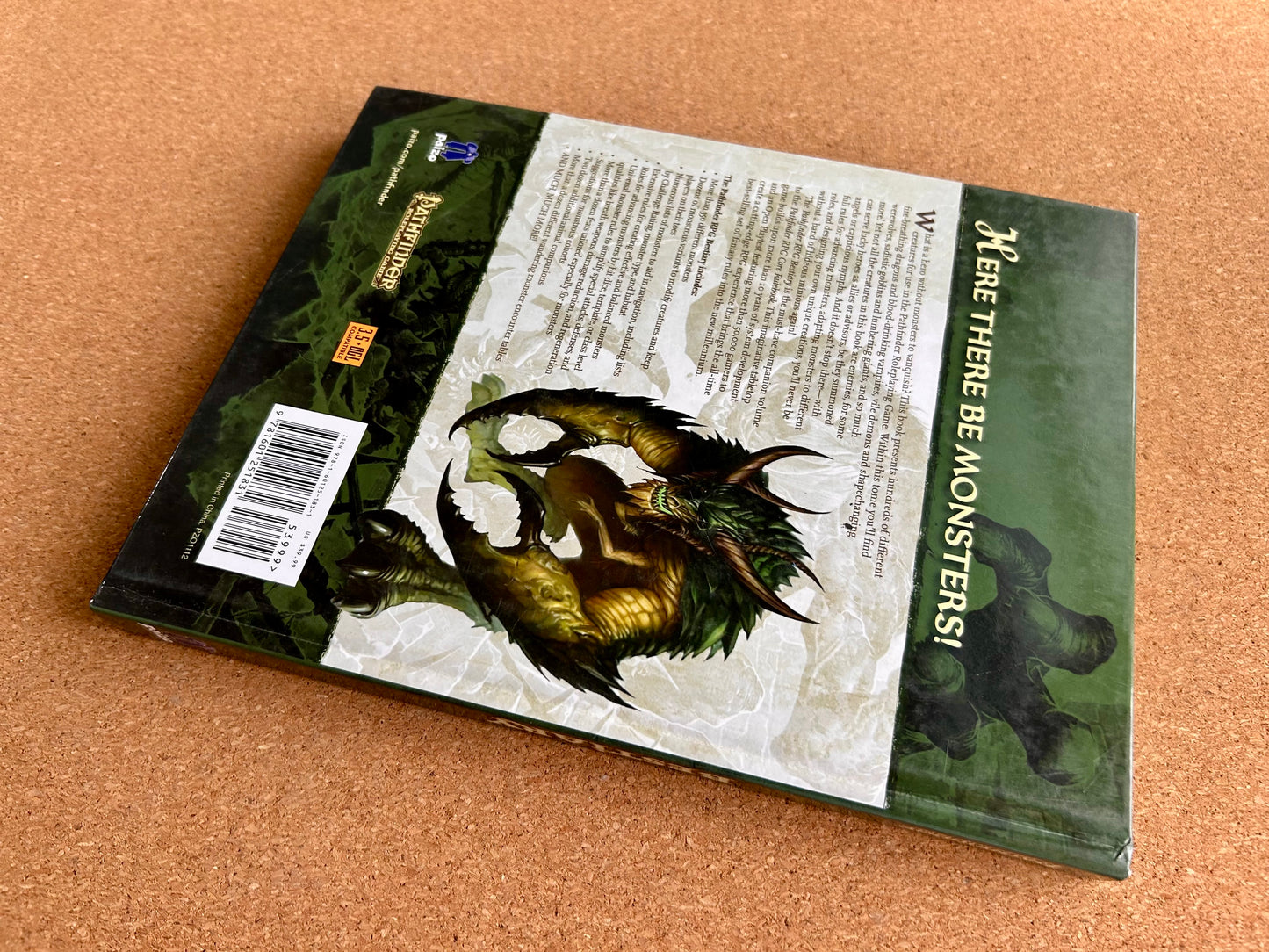 Pathfinder First Edition - Bestiary - Paizo Hardcover (2011)