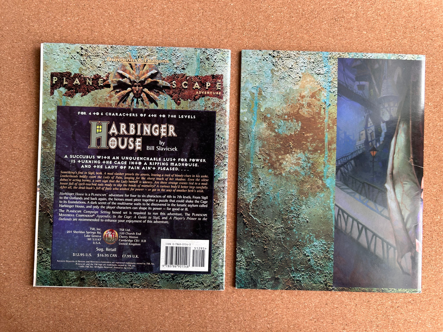 Advanced Dungeons & Dragons Plane Scape - Harbinger House- TSR2614 - Paperback (1995)