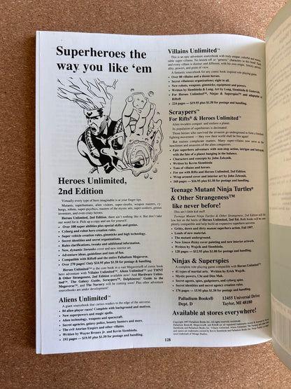 Rifts Sourcebook 4: Coalition Navy - Palladium Books Paperback (1997)