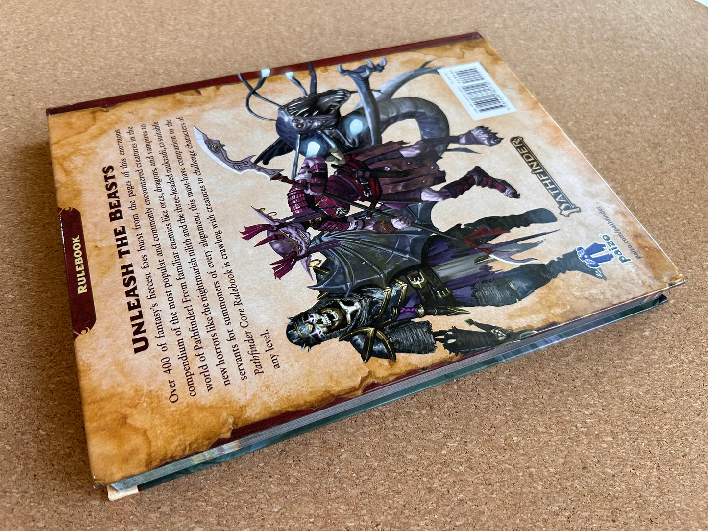 Pathfinder Second Edition - Bestiary - Paizo Hardcover (2019)