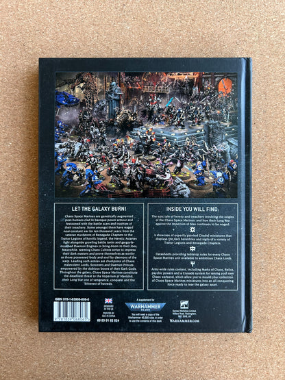Warhammer 40K 9th Edition - Chaos Space Marines Codex - Hardcover (2022)