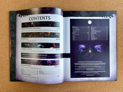 Warhammer 40K 10th Edition - Genestealer Cults Codex - Games Workshop Hardcover (2024)
