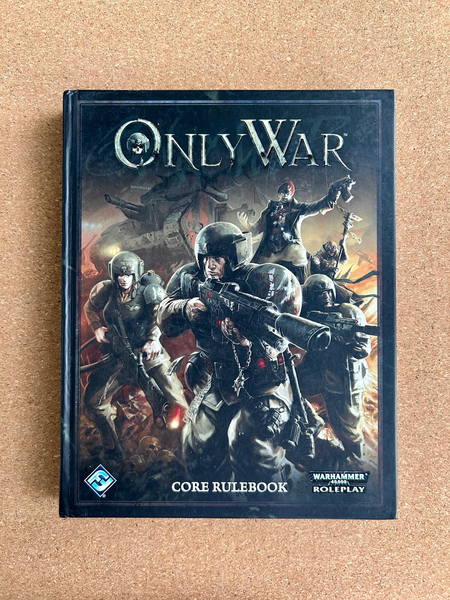 Warhammer 40K Roleplay: Only War - Core Rulebook - Hardcover (2012)