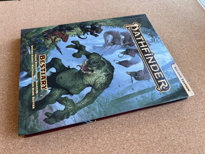 Pathfinder Second Edition - Bestiary - Paizo Hardcover (2019)