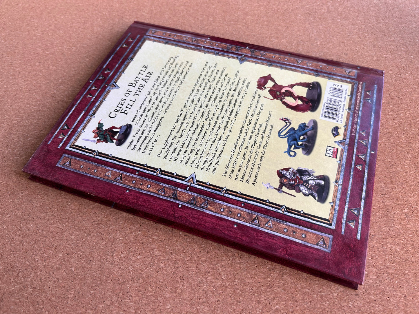 Dungeons & Dragons 3.0/3.5 - Miniatures Handbook - WOTC Hardcover (2003)