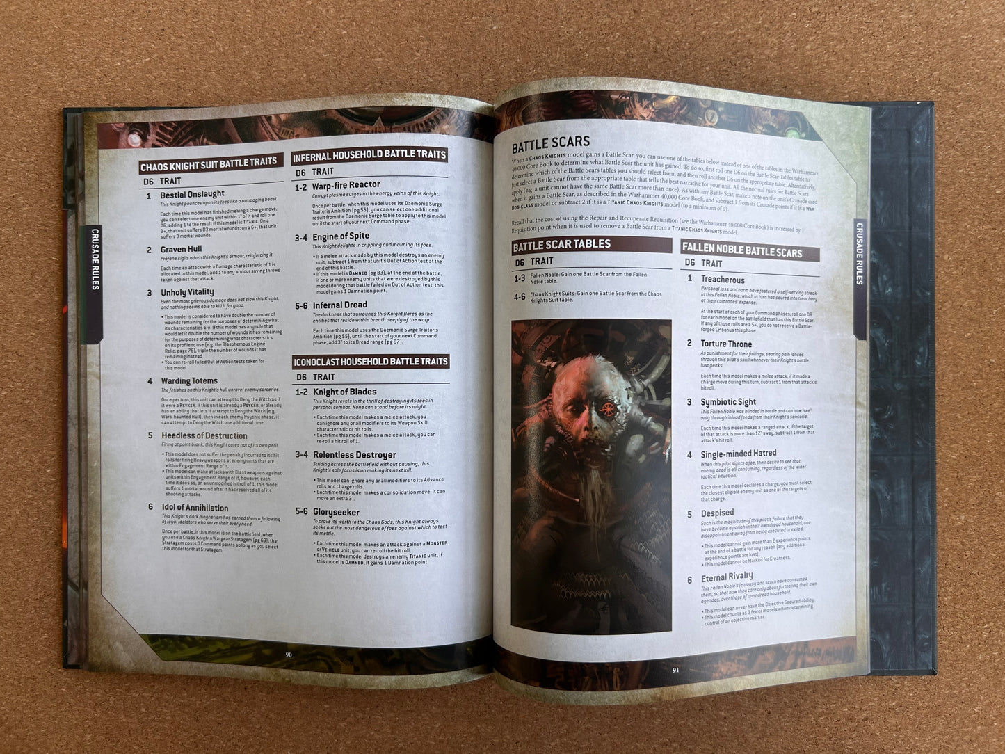 Warhammer 40K 9th Edition - Chaos Knights Codex - Hardcover (2022)