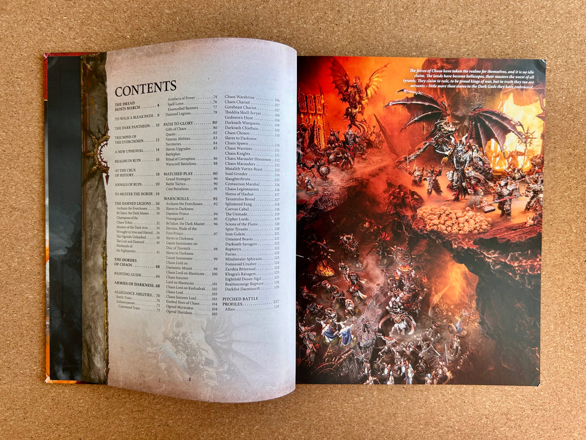 Warhammer Age of Sigmar 3rd Edition - Chaos Battletome Slaves to Darkness - Hardcover (2022)