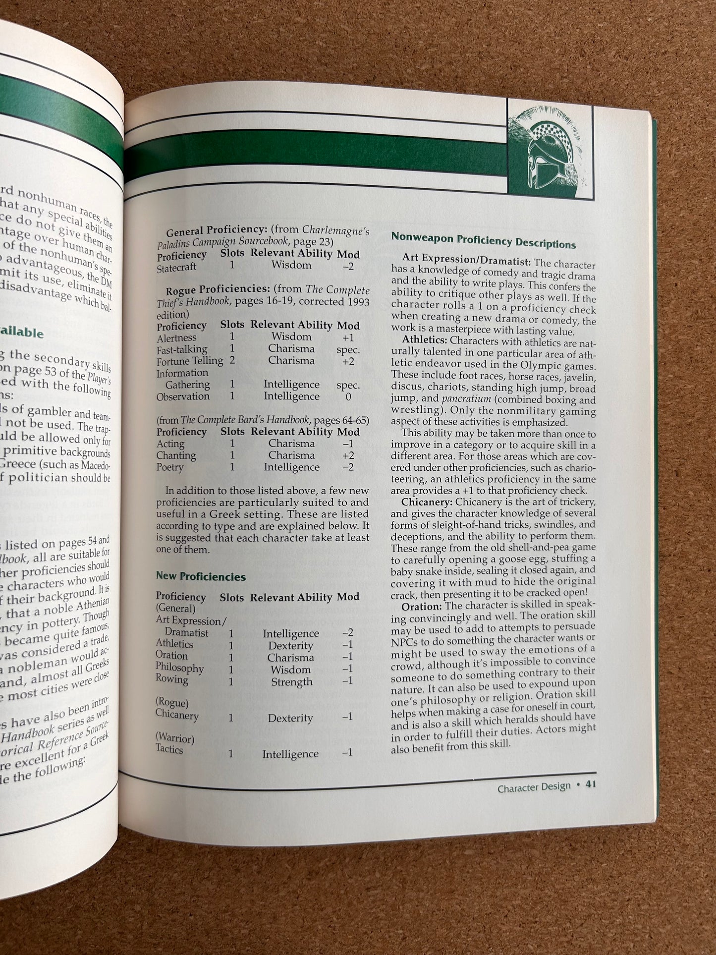 Advanced Dungeons & Dragons Historical Reference - Age of Heroes Campaign Sourcebook - TSR9408 - Paperback (1994) with Map