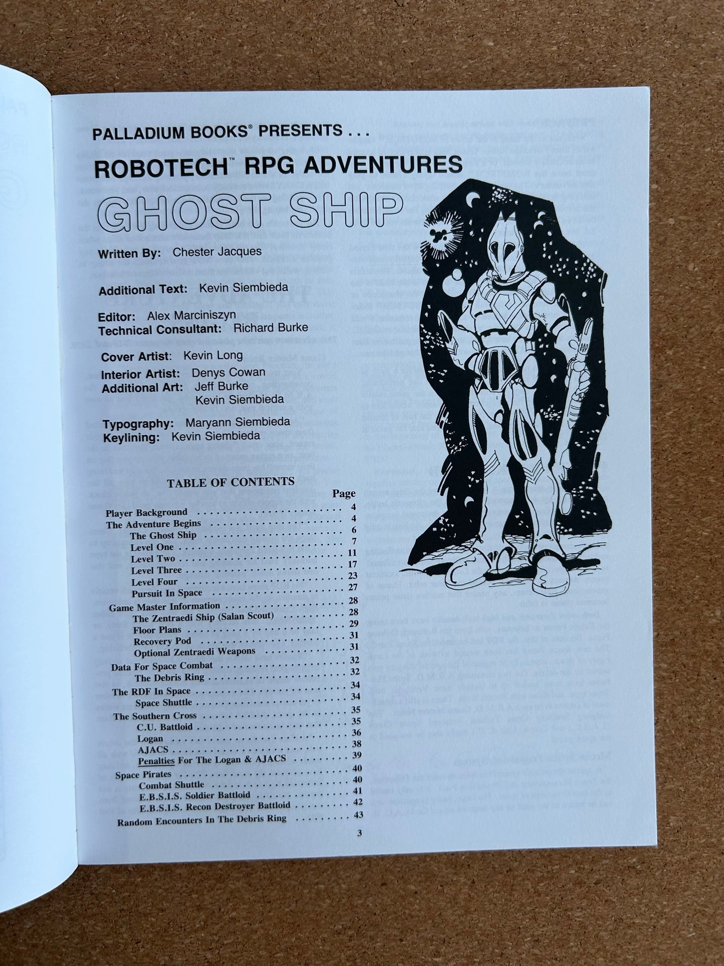 Robotech: RPG Adventures: Ghost Ship - Palladium Paperback (1998)