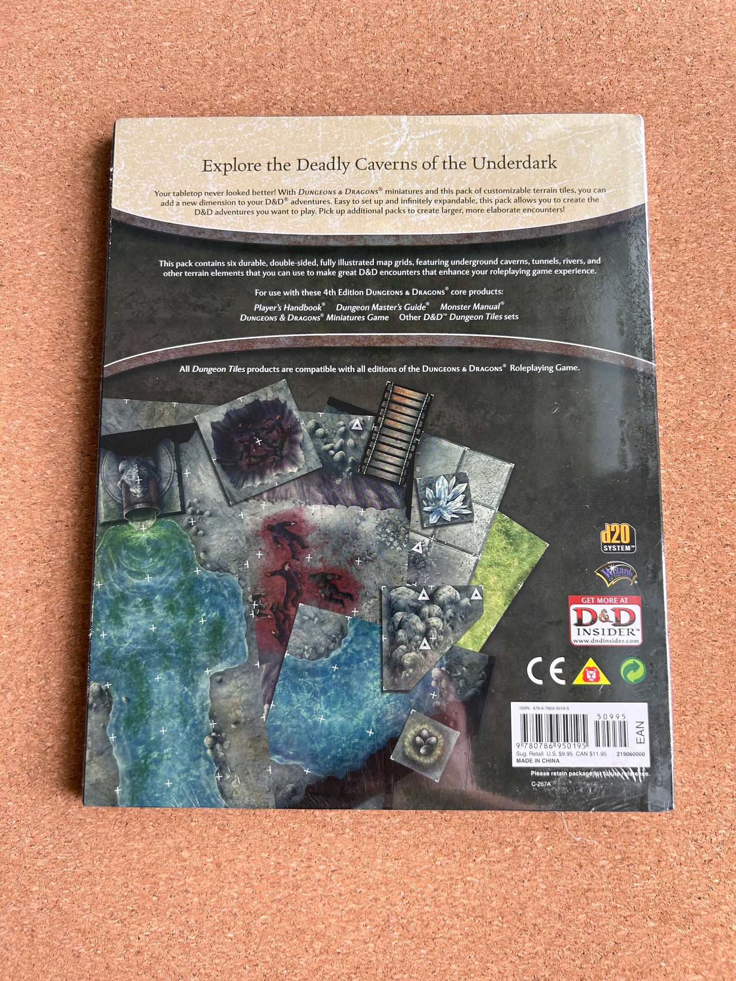 Dungeons & Dragons 4th Edition Dungeon Tiles - Caves of Carnage - WOTC