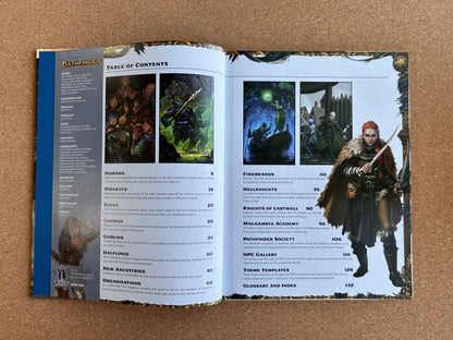Pathfinder Second Edition - Lost Omens Character Guide - Paizo Hardcover (2019)