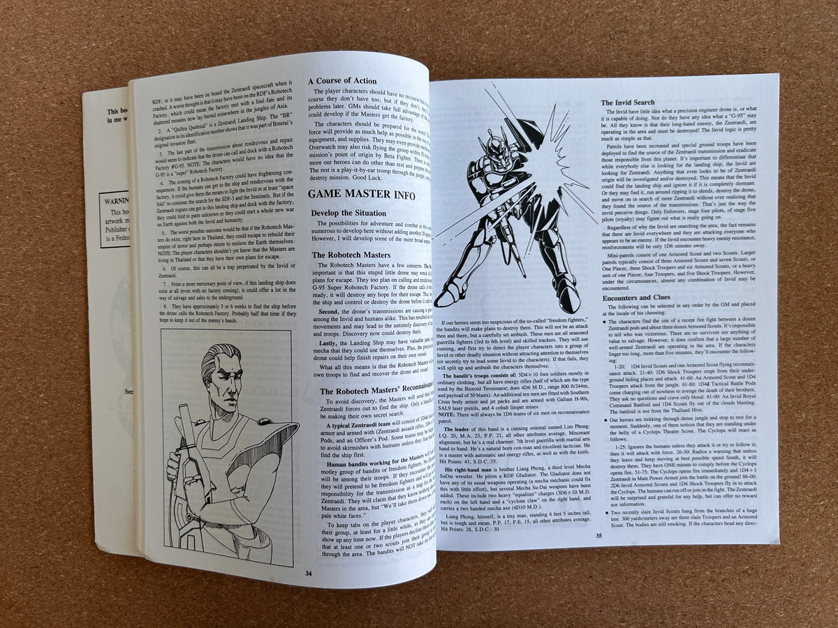 Robotech: RPG Book Six - The Return of the Masters - Palladium Paperback (1998)