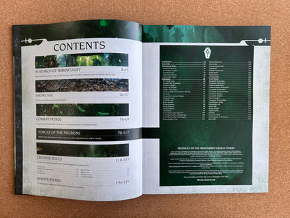 Warhammer 40K 9th Edition - Necrons Codex - Hardcover (2023)