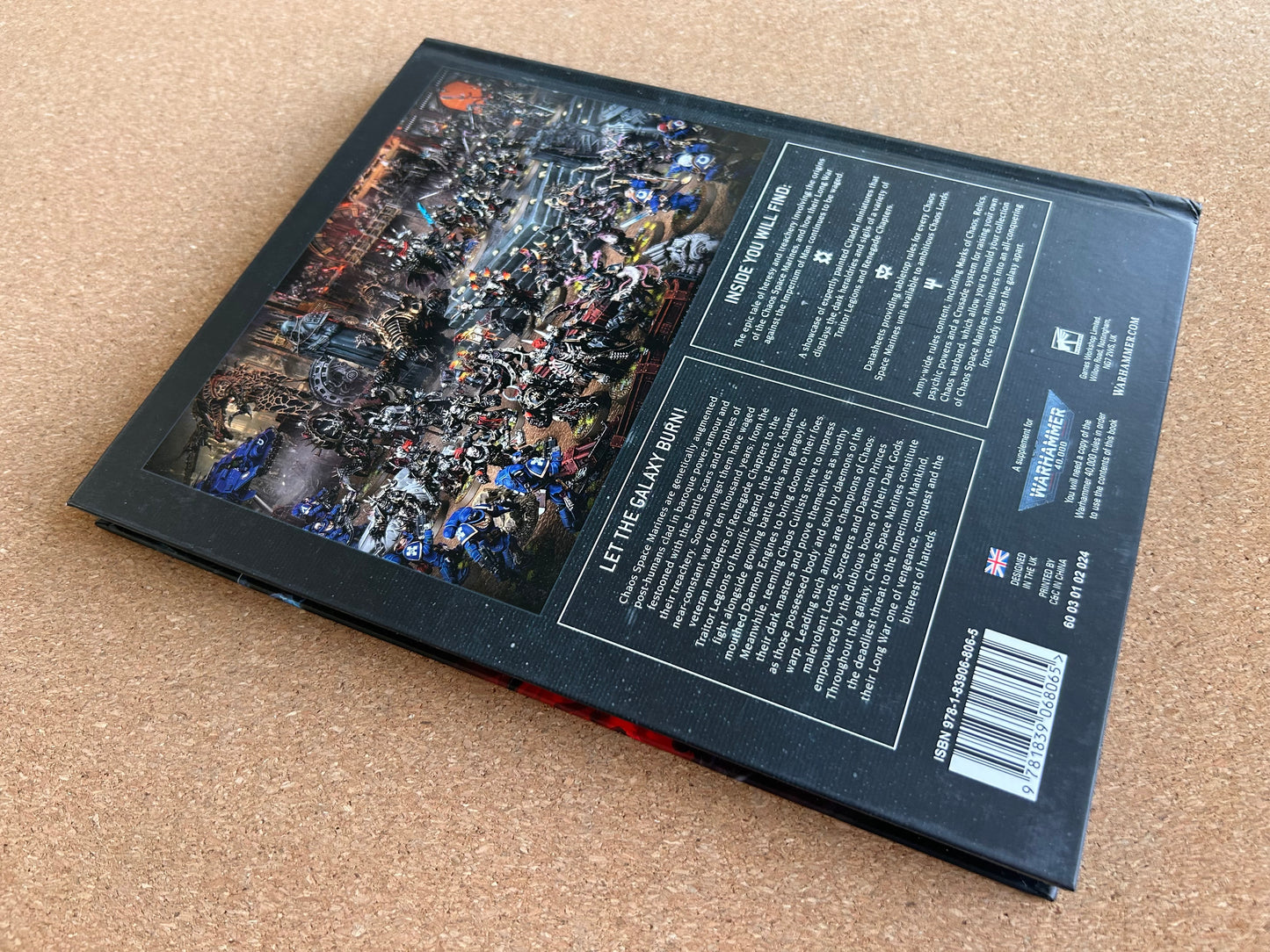 Warhammer 40K 9th Edition - Chaos Space Marines Codex - Hardcover (2022)