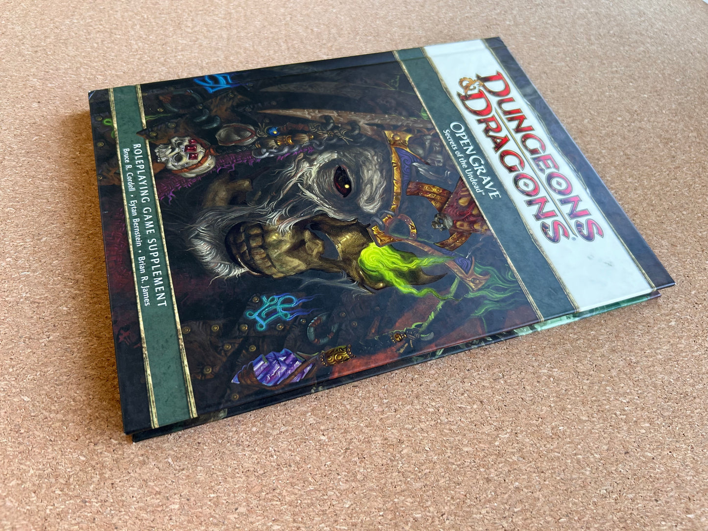 Dungeons & Dragons 4th Edition - Open Grave - WOTC Hardcover (2009)