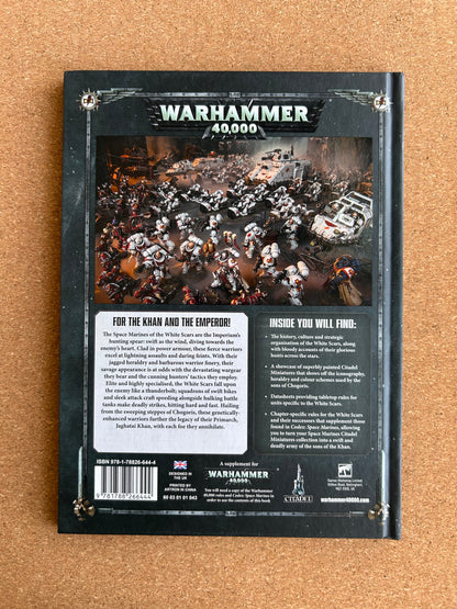 Warhammer 40K 8th Edition - White Scars Codex Supplement - Games Workshop Hardcover (2019)
