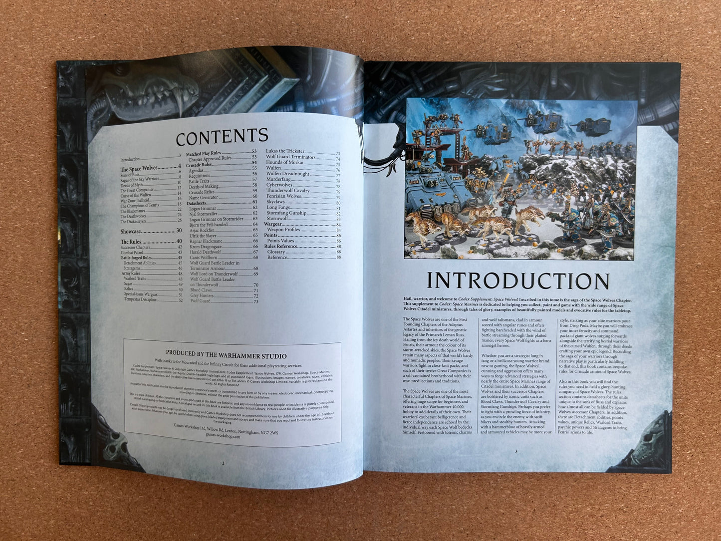 Warhammer 40K 9th Edition - Space Wolves Codex - Hardcover (2020)