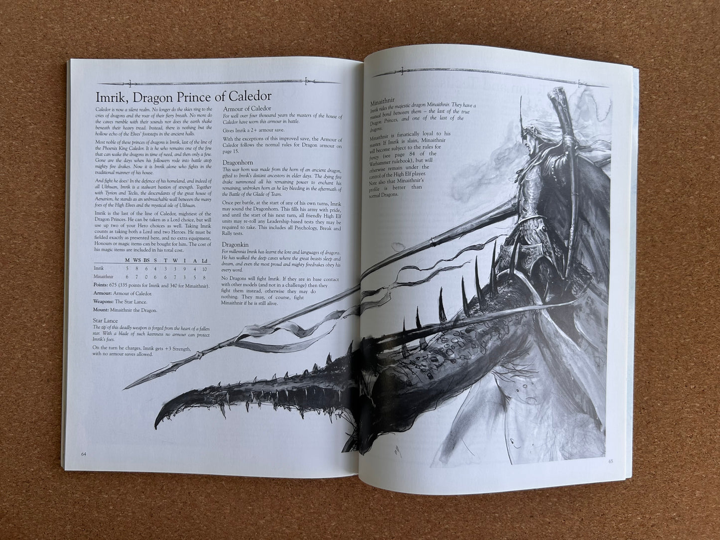 Warhammer Fantasy Armies Codex - High Elves - Games Workshop Paperback (2001)