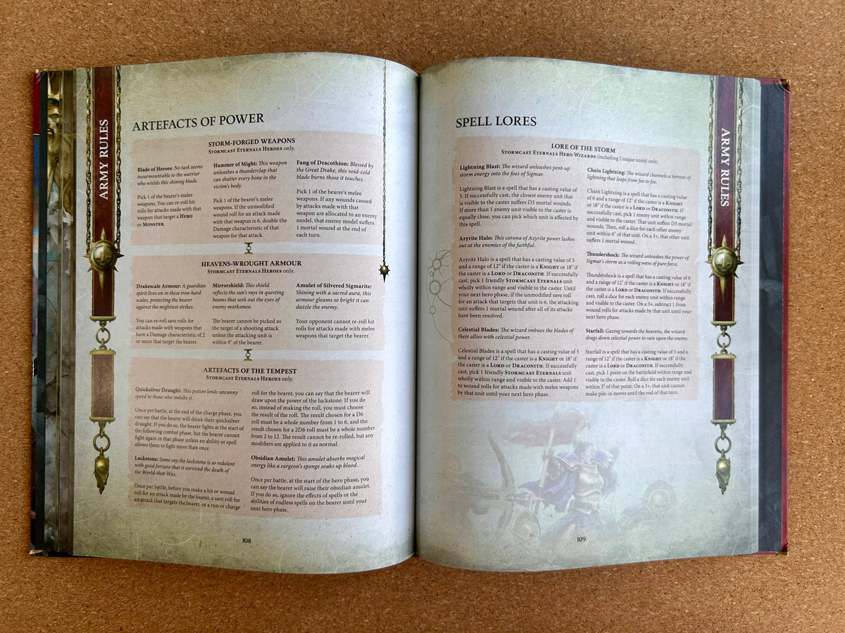 Warhammer Age of Sigmar 3rd Edition - Order Battletome Stormcast Eternals - Hardcover (2021)