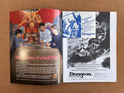 Dungeon Magazine Issue #32 - TSR Magazine (November/December, 1991)