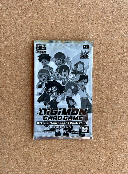 Digimon Card Game: Official Tournament Pack Vol. 3 - 4 Card Booster Pack - English