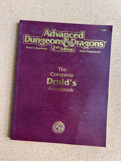 Advanced Dungeons & Dragons - The Complete Druid’s Handbook - TSR2150 - Paperback (1994)