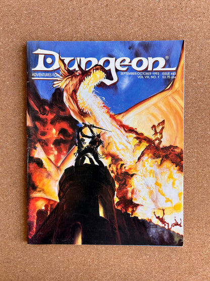 Dungeon Magazine Issue #43 - TSR Magazine (SEPT/OCT, 1993)