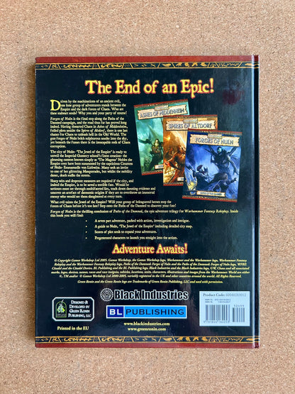 Warhammer Fantasy Roleplay 2nd Ed - Paths of the Damned Forges of Nuln  - Black Library Hardcover (2006)