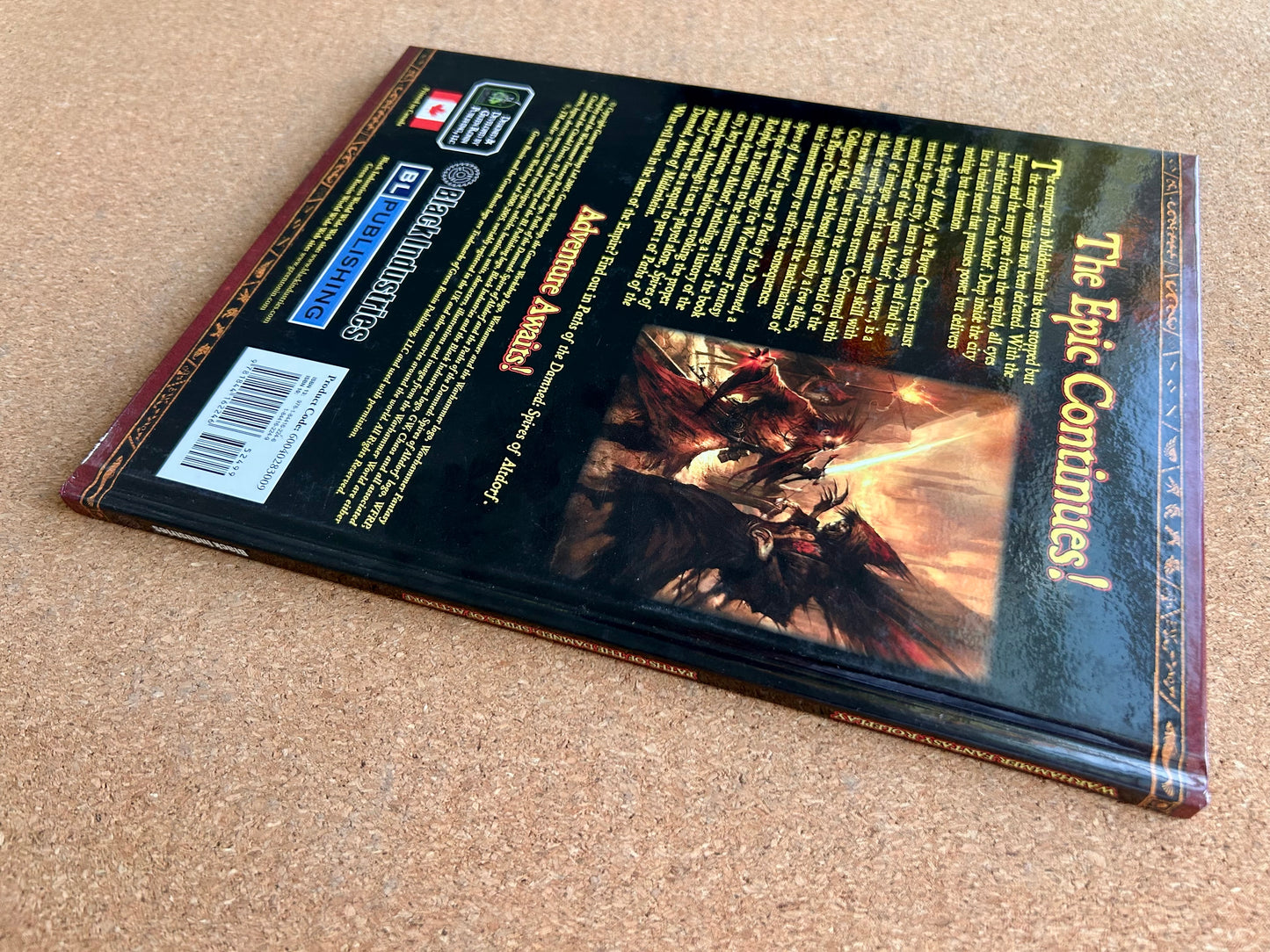 Warhammer Fantasy Roleplay 2nd Ed - Paths of the Damned Spires of Altdorf - Black Library Hardcover (2005)