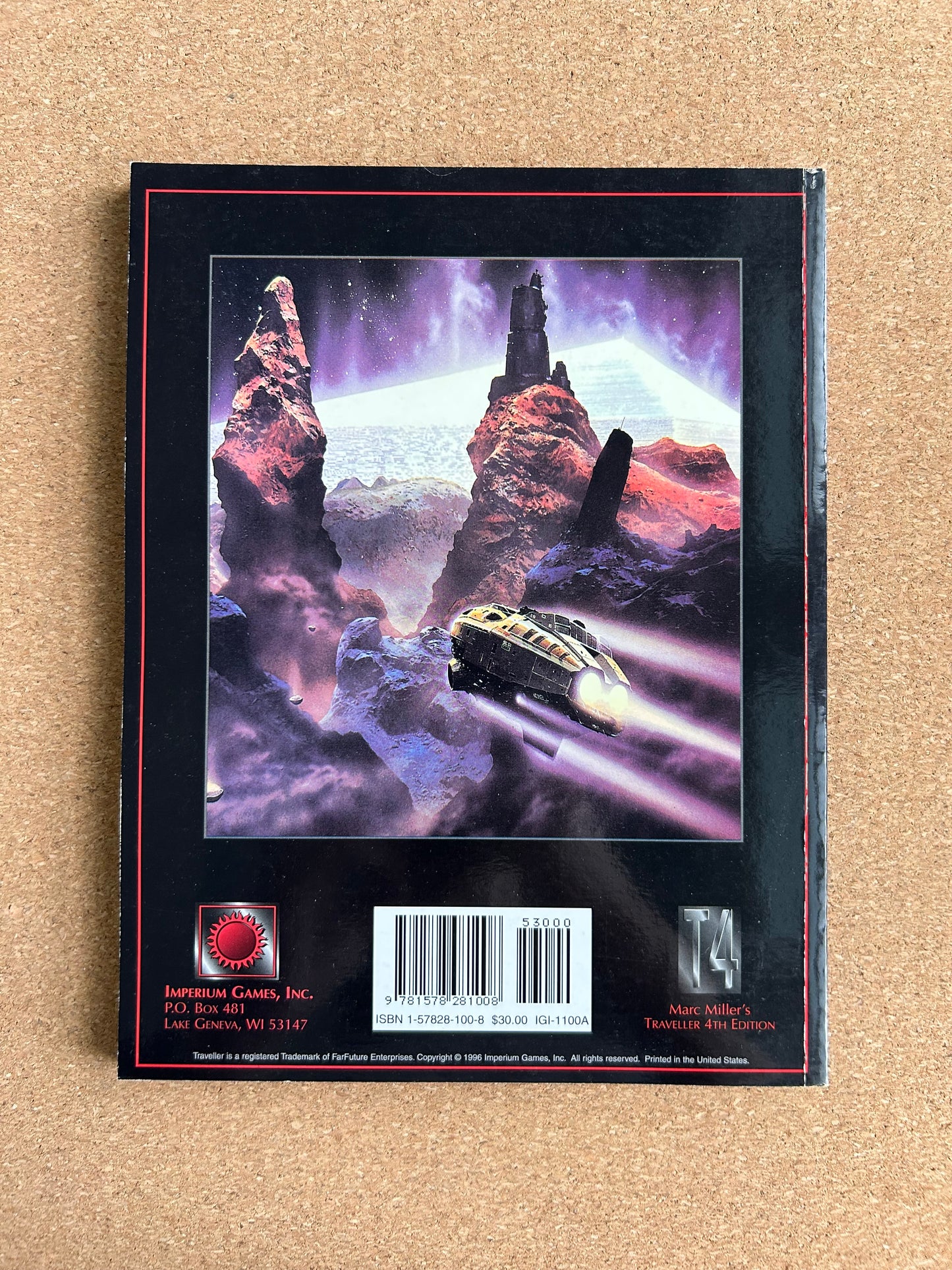 Marc Miller’s Traveller 4th Edition - RPG Rulebook - Paperback (1996)