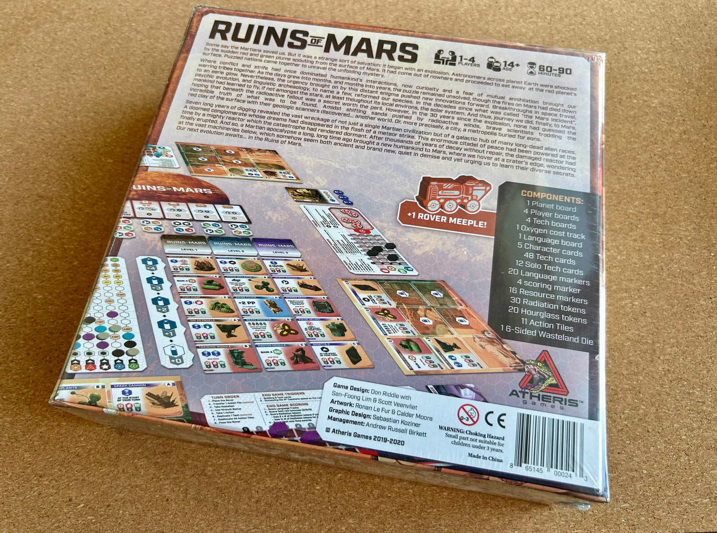 Ruins of Mars Board Game - Atheris Games (2020)