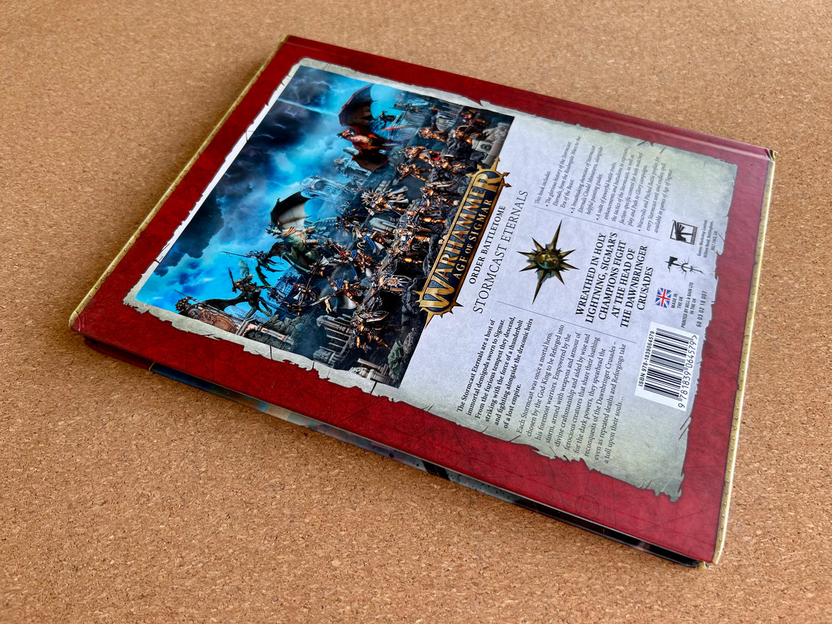 Warhammer Age of Sigmar 3rd Edition - Order Battletome Stormcast Eternals - Hardcover (2021)